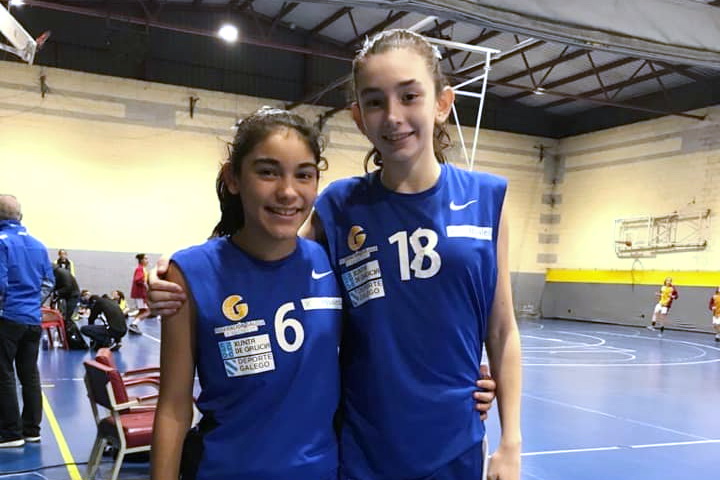 Lucía Sotelo y Yhoranna Dias BOSCO Salesianos Baloncesto